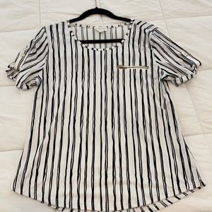 The Workshop women’s striped blouse